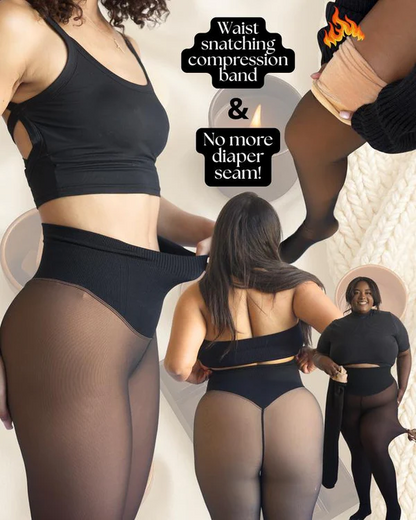 Nuvorya™ – Translucent Fleece Lined Leggings