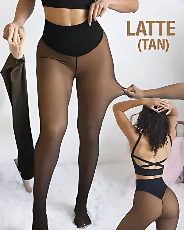 Nuvorya™ – Translucent Fleece Lined Leggings