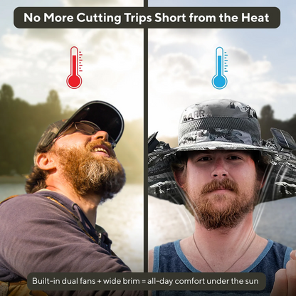 Nuvorya - Fan Hat With Built In Fan